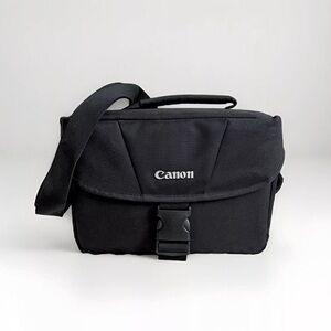 Canon 100ES Carry Shoulder Bag Black Nylon Gadget Camera Photography DSLR Bag